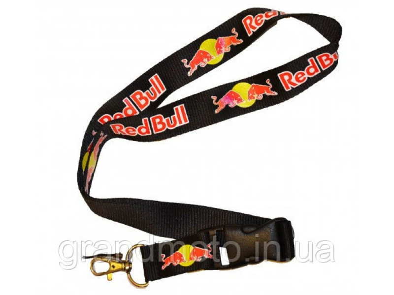 Шнурок на шею для ношения телефона, ключей и др. Red Bull