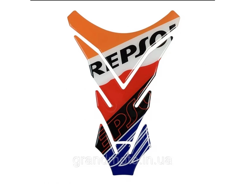 Наклейка на бак мотоцикла Repsol HK