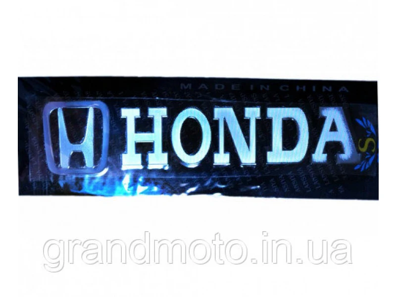 3D наклейка надпись Honda с логотипом