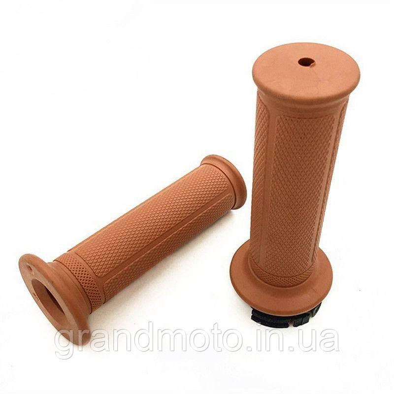 Ручки для мотоцикла кастомні Caffe racer brown