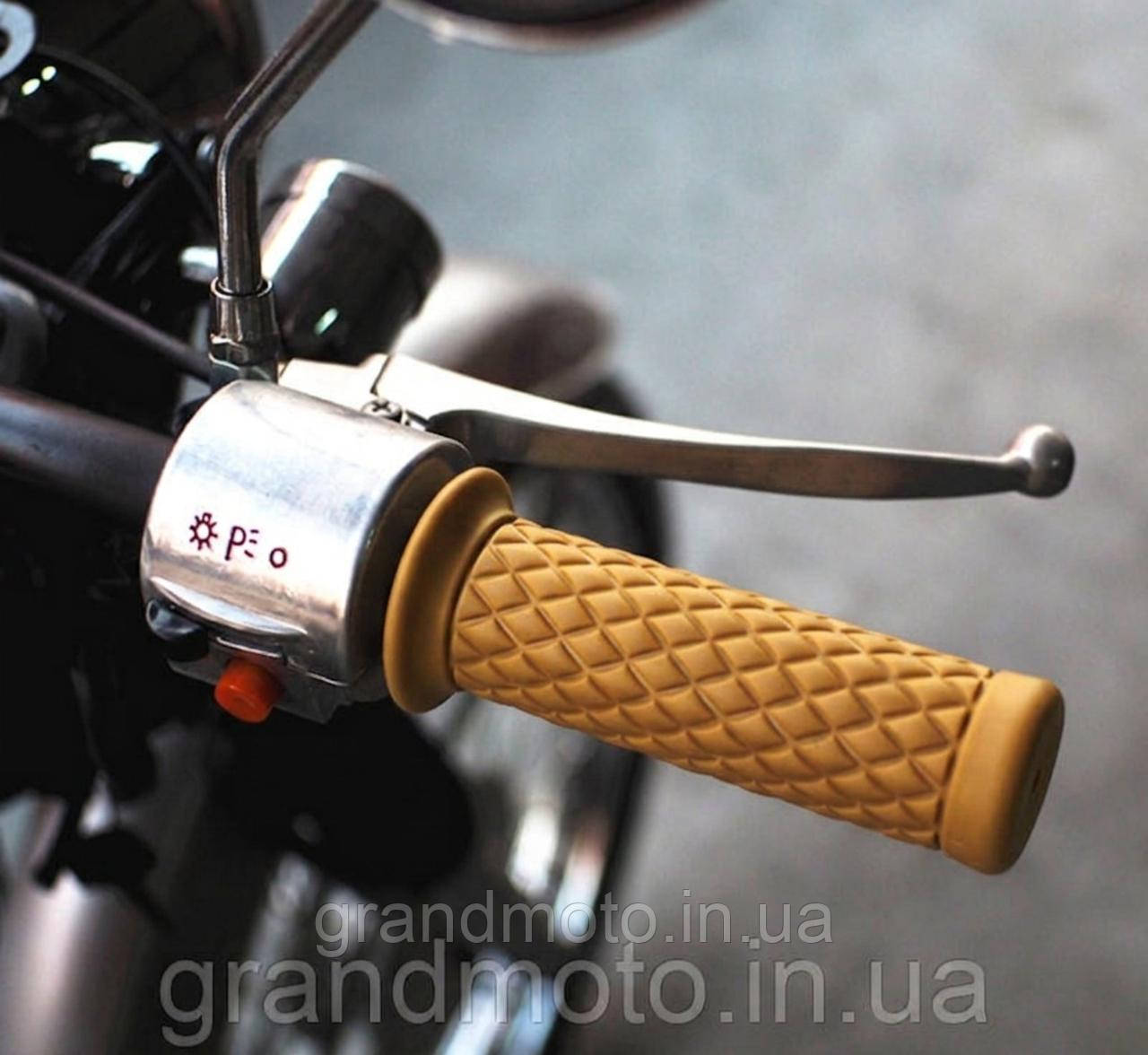 Ручки для мотоцикла вінтажні Old racer різні кольори та типи