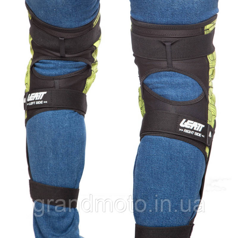Мотонаколінники Leatt Knee Guard 3DF подовжені зелені