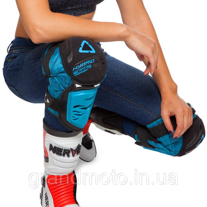 Мотонаколінники Leatt Knee Guard 3DF укорочені сині