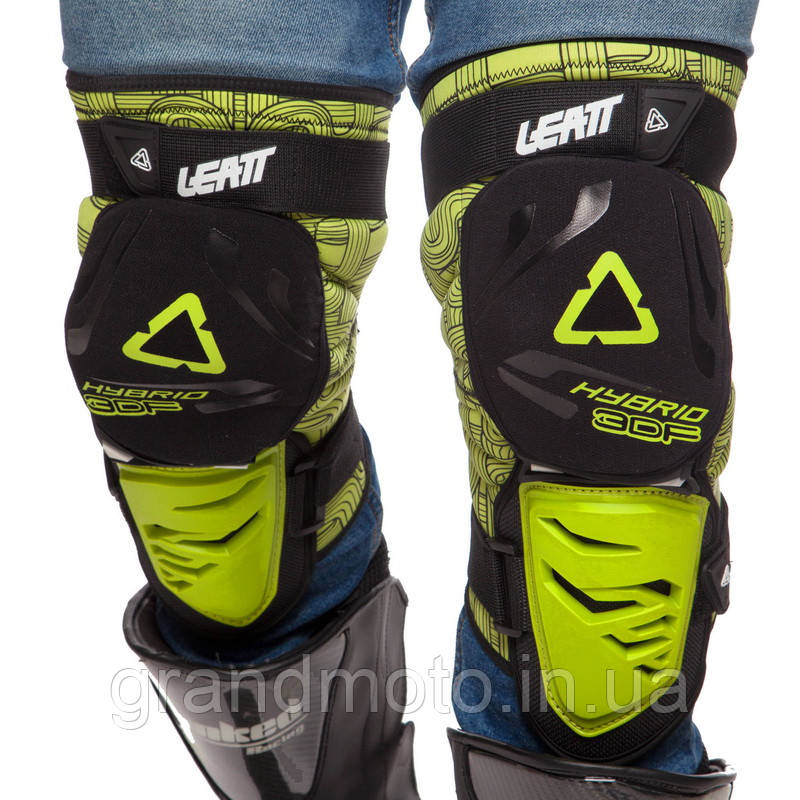 Мотонаколінники Leatt Knee Guard 3DF укорочені зелені