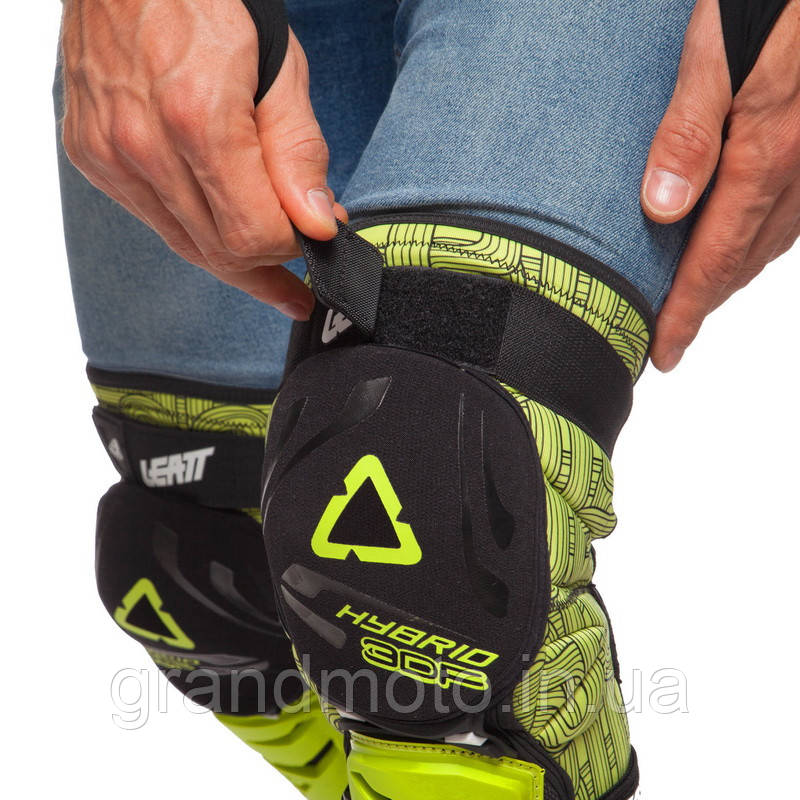 Мотонаколінники Leatt Knee Guard 3DF укорочені зелені