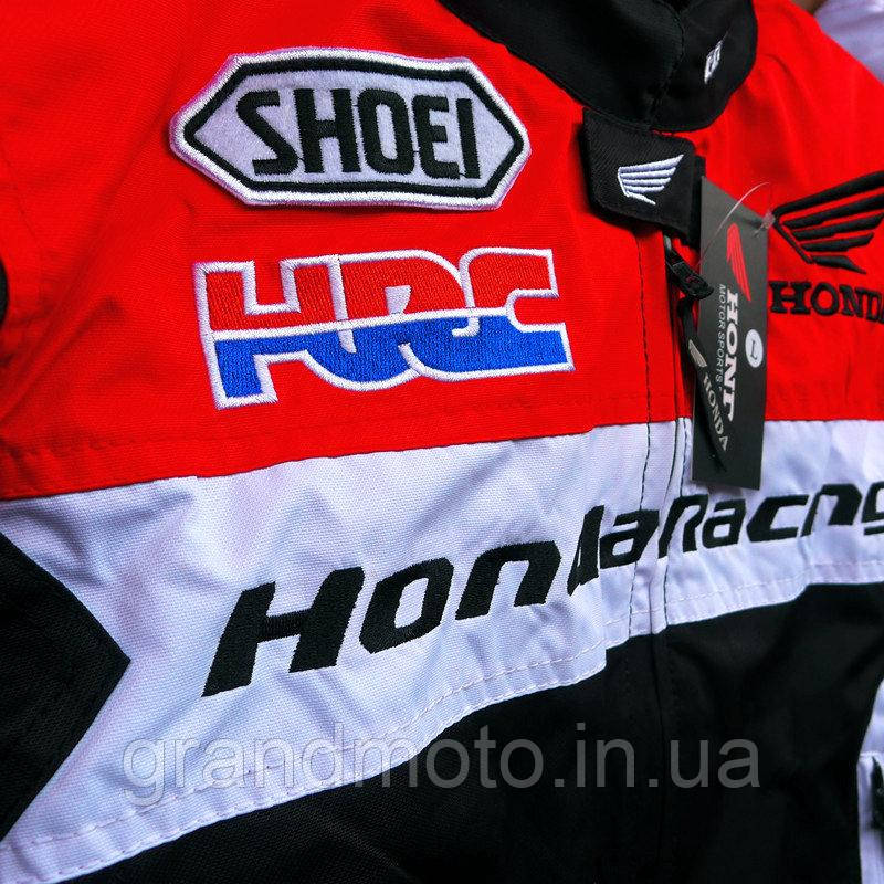 Мотокуртка текстильна Honda Racing Team із захистом  6XL