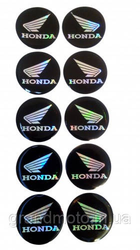 Наклейки на мотоцикл Honda d=4,5 mm