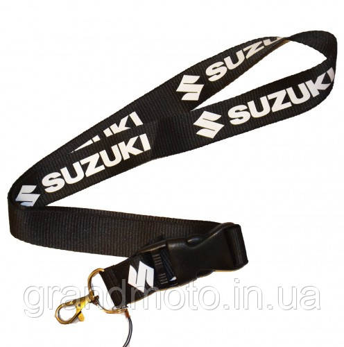 Шнурок на шию для носіння телефона, ключів та ін. Suzuki