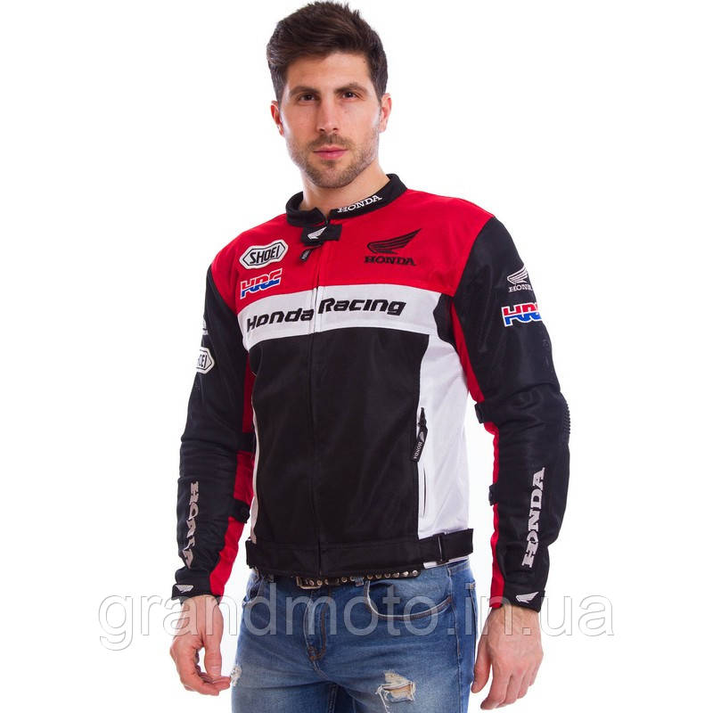 Мотокуртка літня текстильна Honda Racing Team сітка