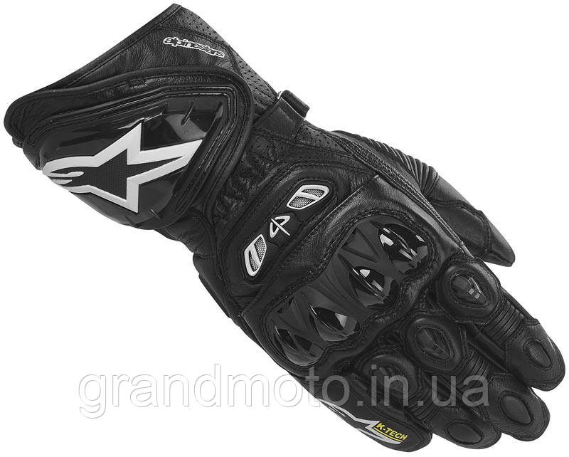 Мотоперчатки шкіряні гоночні Alpinestars GP TECH L, Чорний