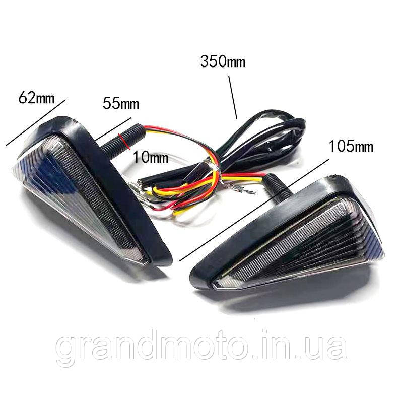 Покажчики поворотів для мотоцикла мотоповоротники Led Sport Mod2