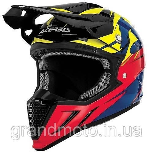 Шолом Acerbis Profile 2.0 Powerhead Жовтий/Червоний/синій. Розмір L