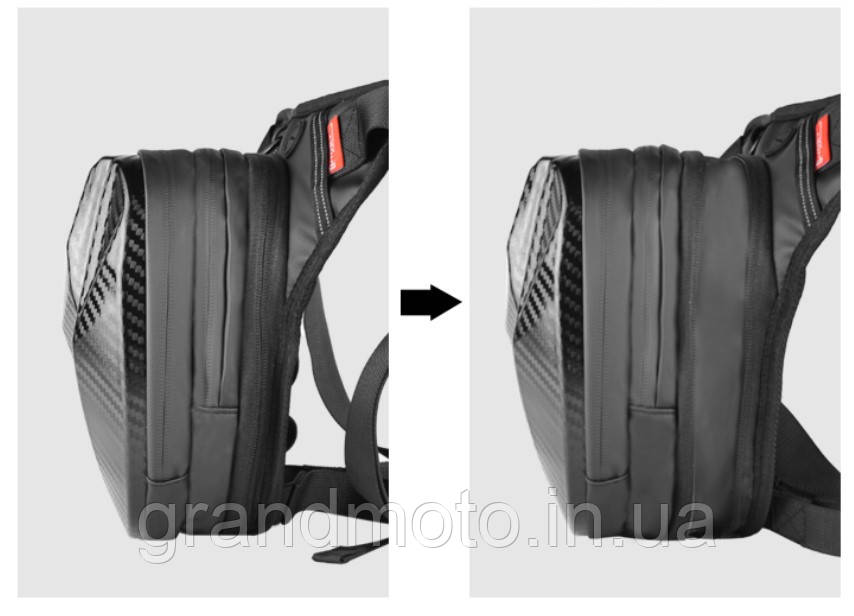 Сумка на стегно для мотоцикліста Ghost carbon PC