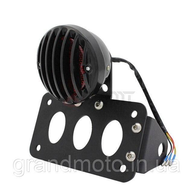 Кастомний стоп сигнал для мотоцикла Grill black mod2