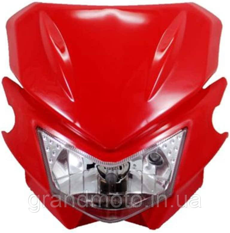 Обтікач, морда, фара мотоцикла кросового H4