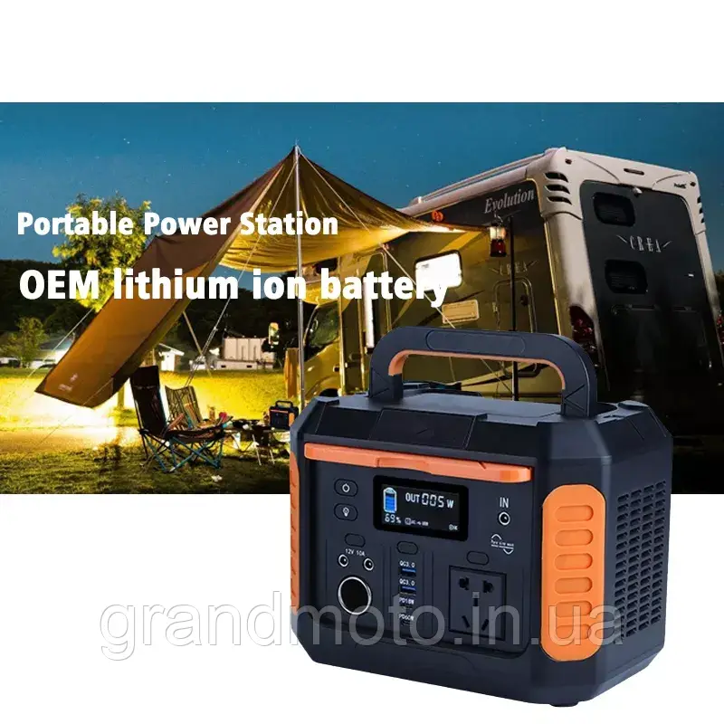 Електростанція 500w 220v 134400mah сонячний енергобанк портативна сонячна зарядка