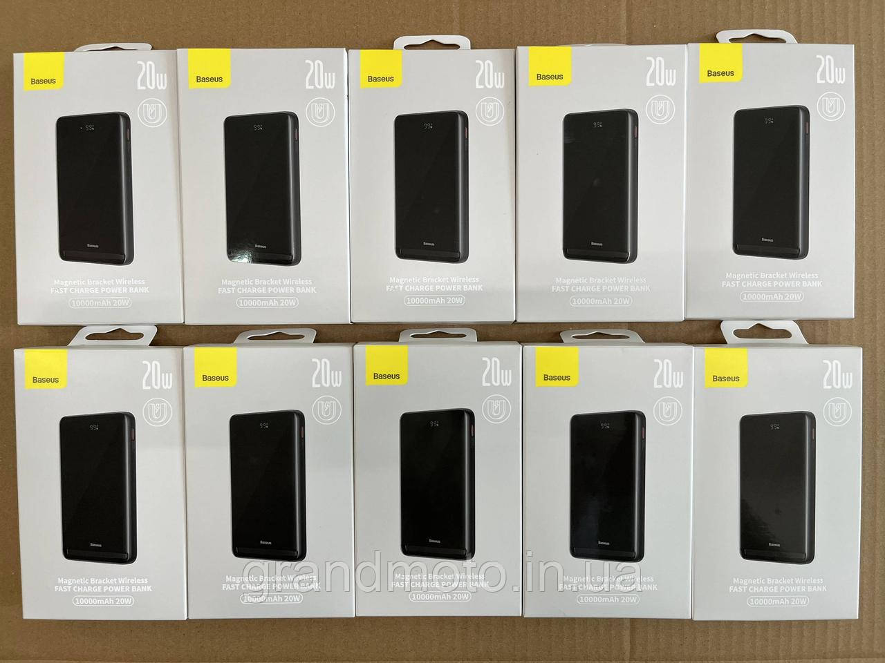 Baseus 20 Вт Магнітний Бездротовий Зарядний Пристрій Power Bank 10000 мА·год павербанк