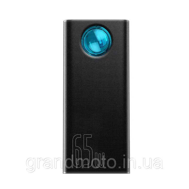 Потужний Power Bank Baseus 65 Вт 30000 мА·год PD Quick Charge FCP SCP павербанк для ноутбука роутера