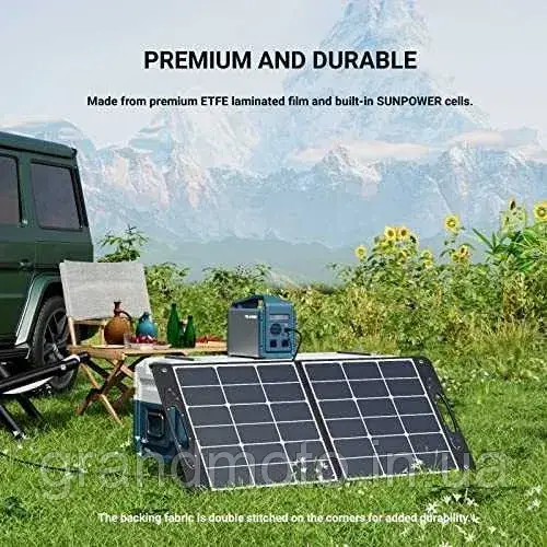 Портативна сонячна панель 100W/20V QC3.0 YOLANESS