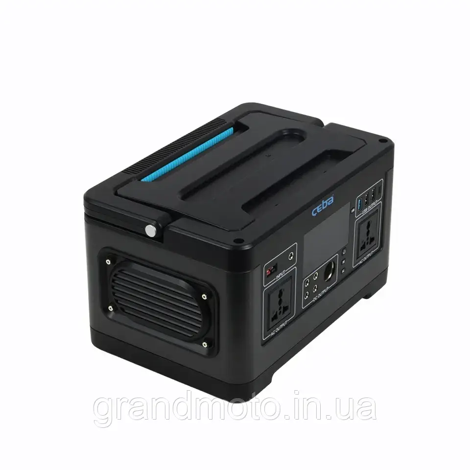 Портативна зарядна електростанція CEBA Power Station 500 W 520вт.год LiFePo4