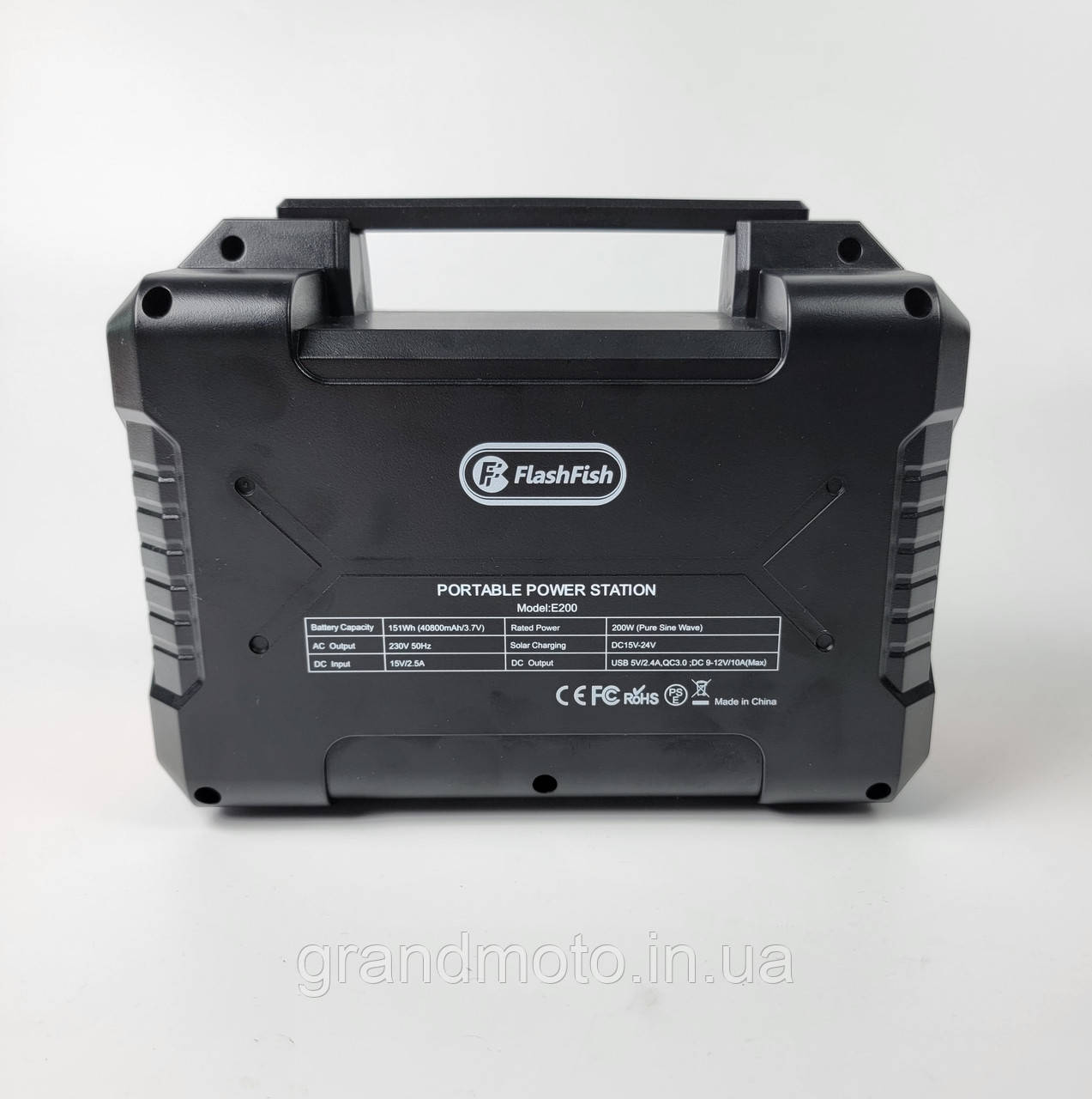 Flashfish E200 портативна зарядна станція 200w 220 вольт
