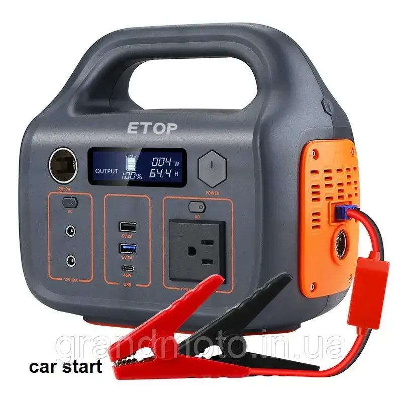 Портативна зарядна електростанція Etop 320wh 300w чистий синус