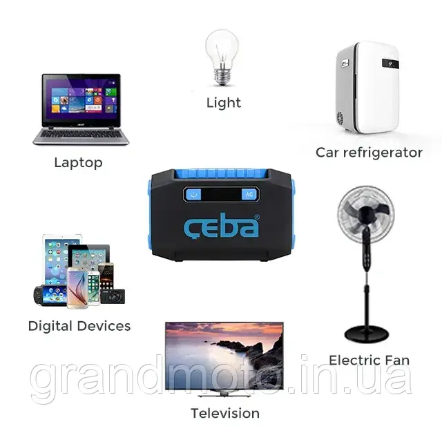 Портативна зарядна електростанція 230v Igopower GA330 330w чистий синус