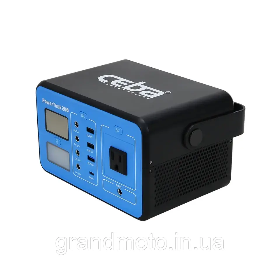 Портативна зарядна електростанція 230v CEBA 200w 222вт.ч