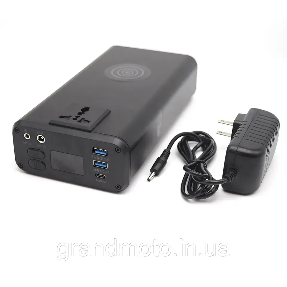 Павербанк 220 В зарядна станція 25600mAh 80w PD60w з бездротовою зарядкою