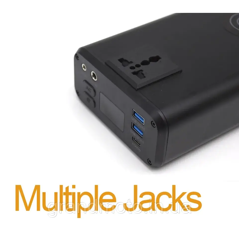 Павербанк 220 В зарядна станція 25600mAh 80w PD60w з бездротовою зарядкою