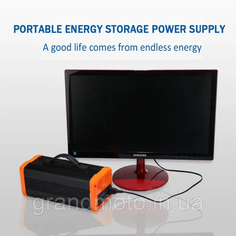 Портативна зарядна електростанція LiFePo4 400 W 115200mAh 220v