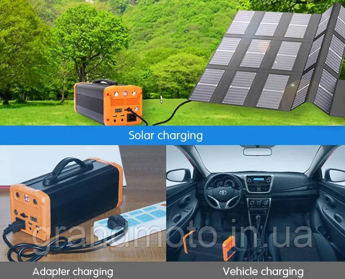Портативна зарядна електростанція LiFePo4 400 W 115200mAh 220v