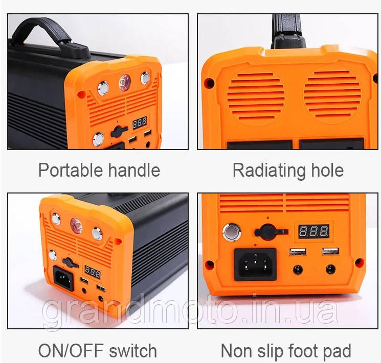 Портативна зарядна електростанція LiFePo4 400 W 115200mAh 220v