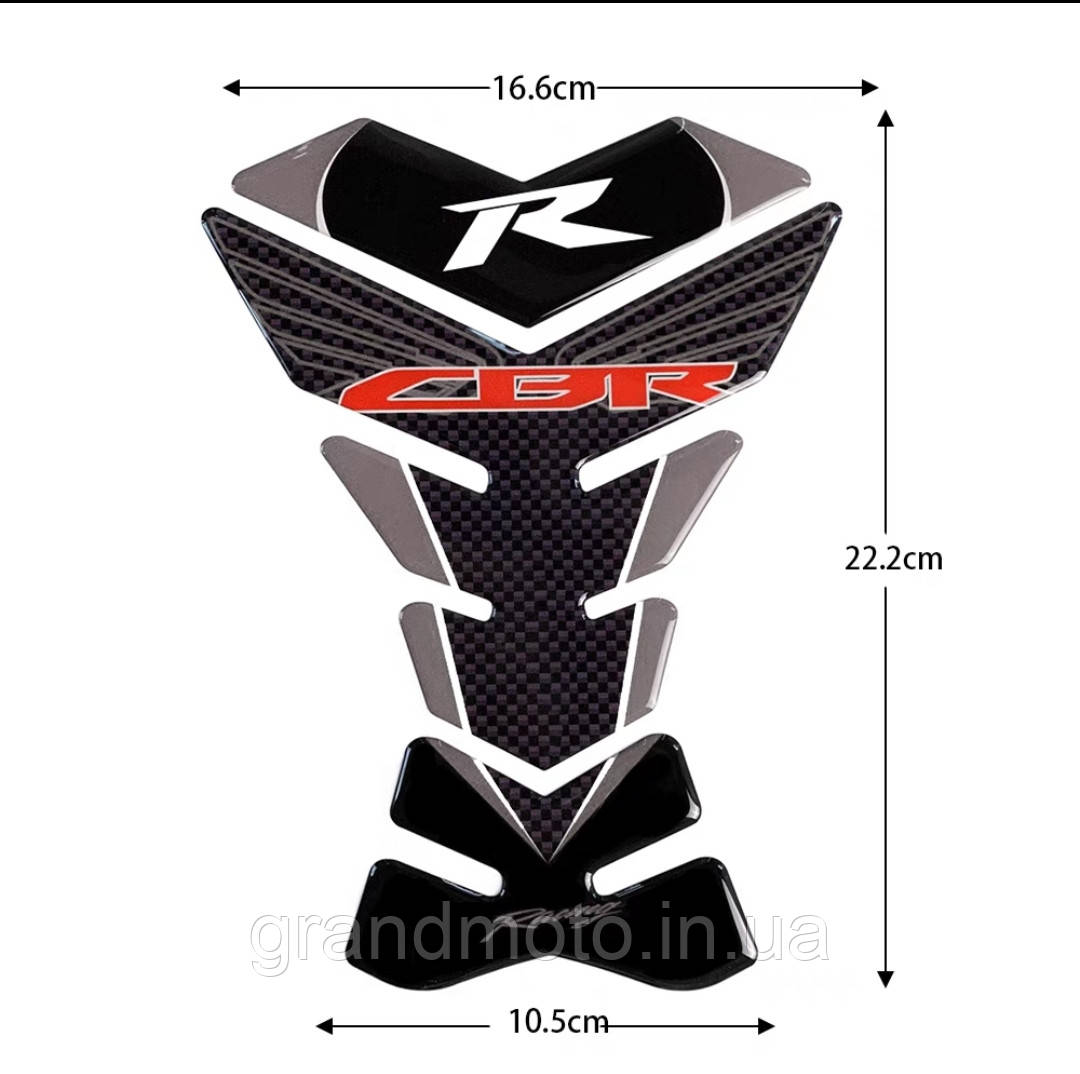 Наклейка на бак Honda CBR, VFR, CB, NC та ін HK 001