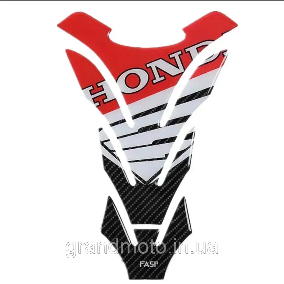 Наклейка на бак Honda CBR, VFR, CB, NC та ін HK 001 Honda red