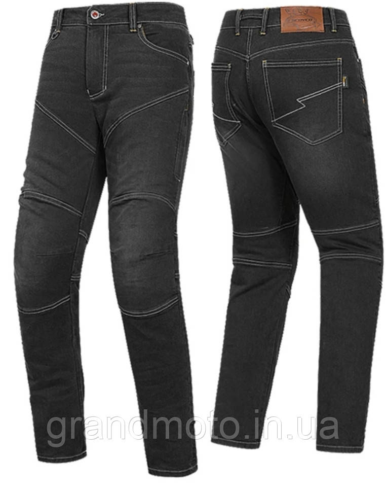 Мото джинси із захисними вставками Scoyco p075-2 Cordura