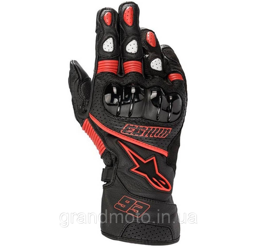 Моторукавиці шкіряні гоночні Alpinestars Twin Ring
