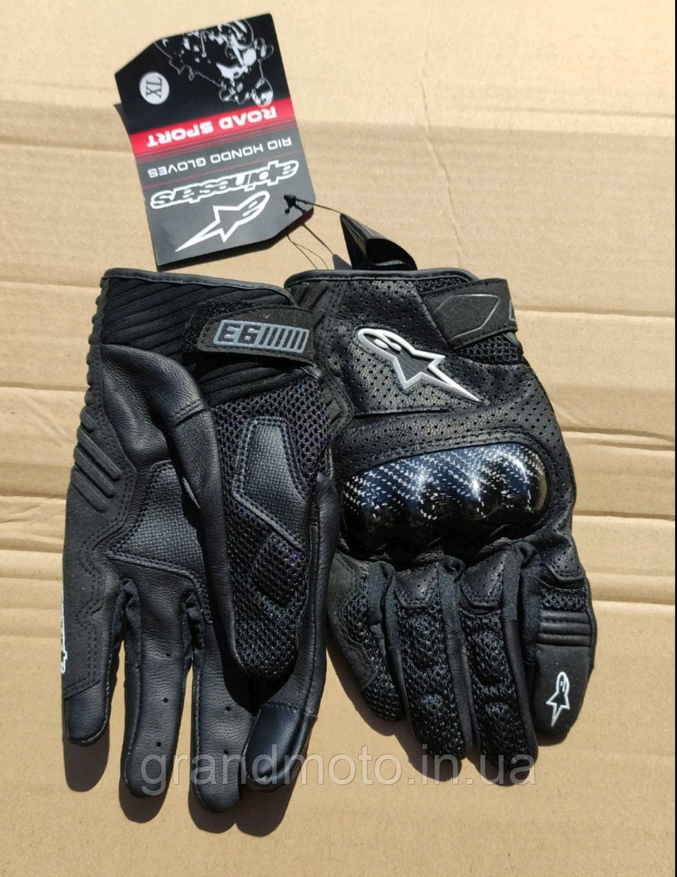 Мотоперчатки шкіряні літні мото рукавиці Alpinestars SMX-1 AIR V2. M/L/XL