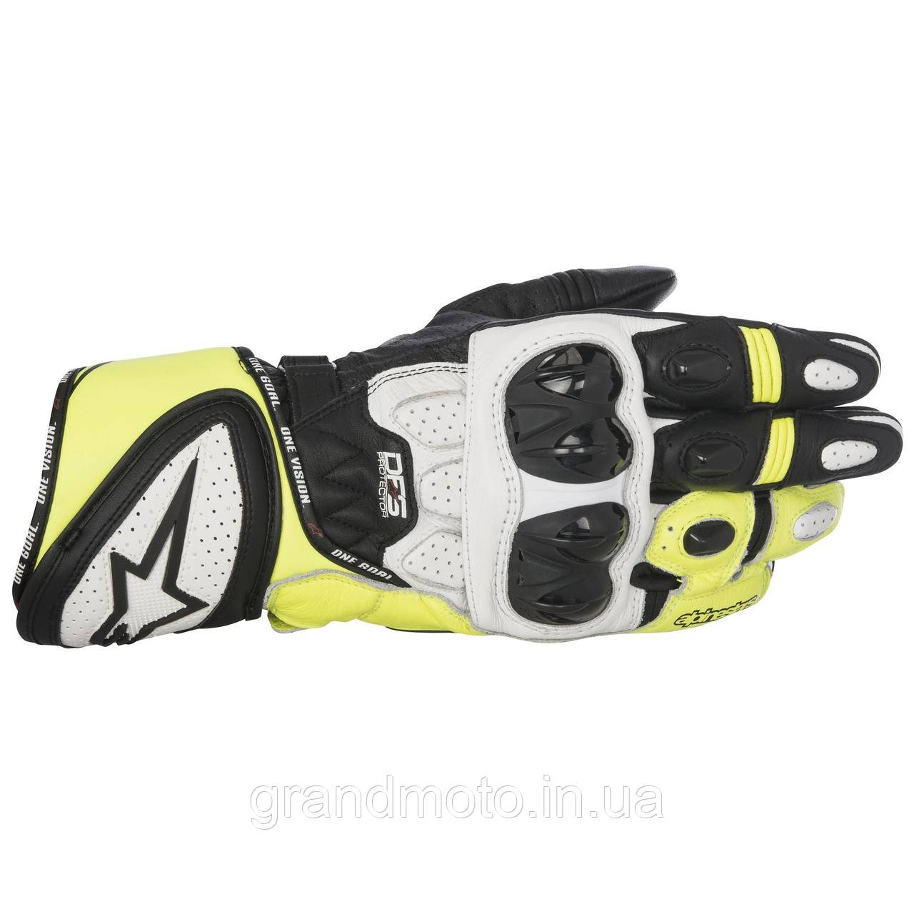 Моторукавиці шкіряні перегонові Alpinestars GP Plus розмір XL