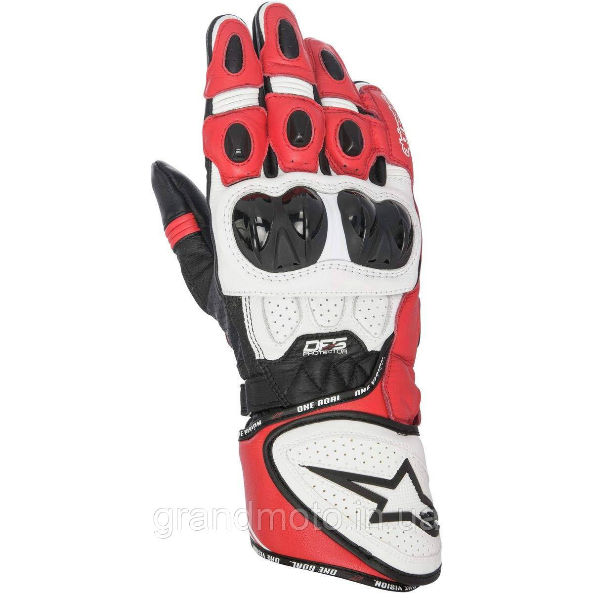 Моторукавиці шкіряні перегонові Alpinestars GP Plus R розмір XL
