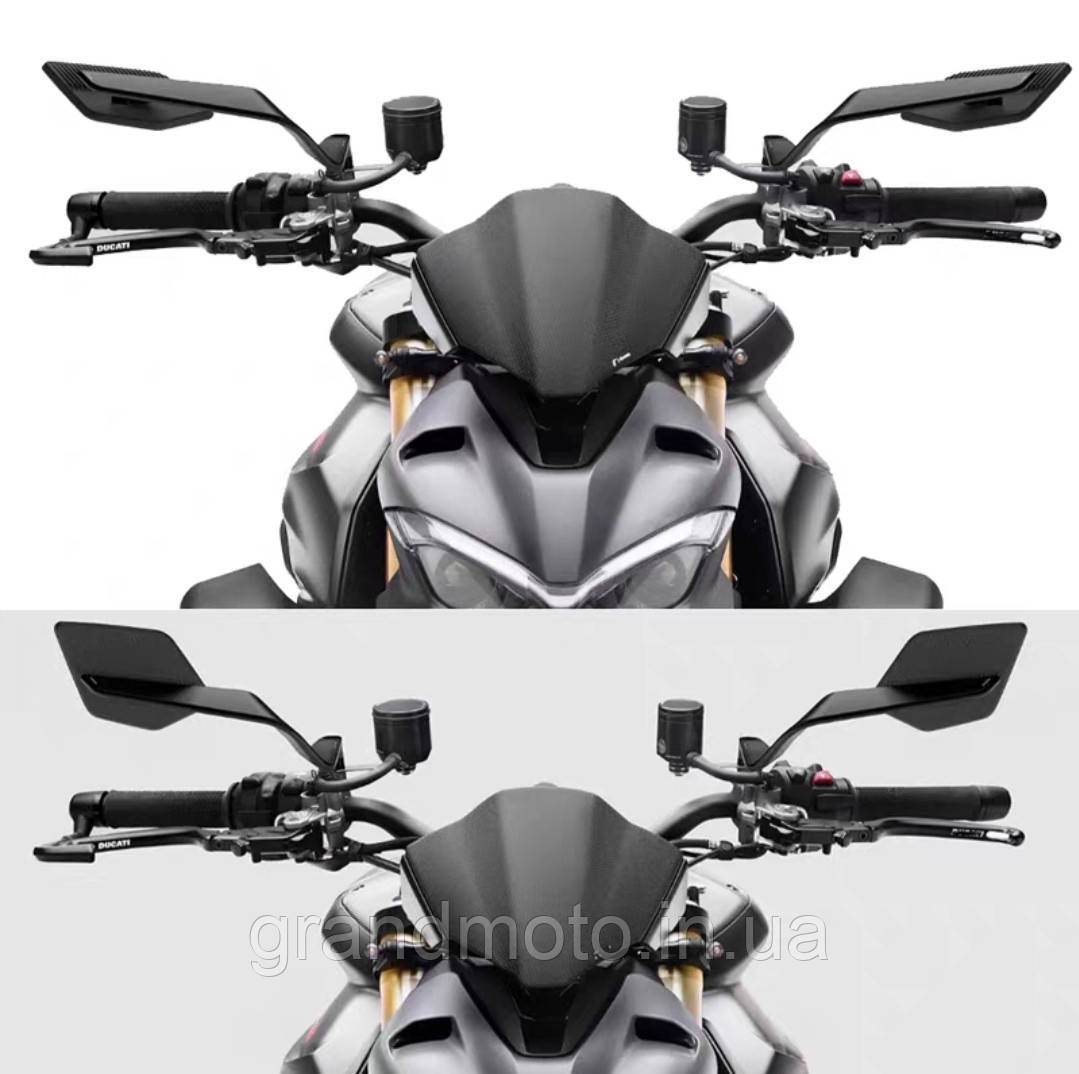 Дзеркала для мотоцикла аеродинамічні складані Blade Stealth УЦІНКА