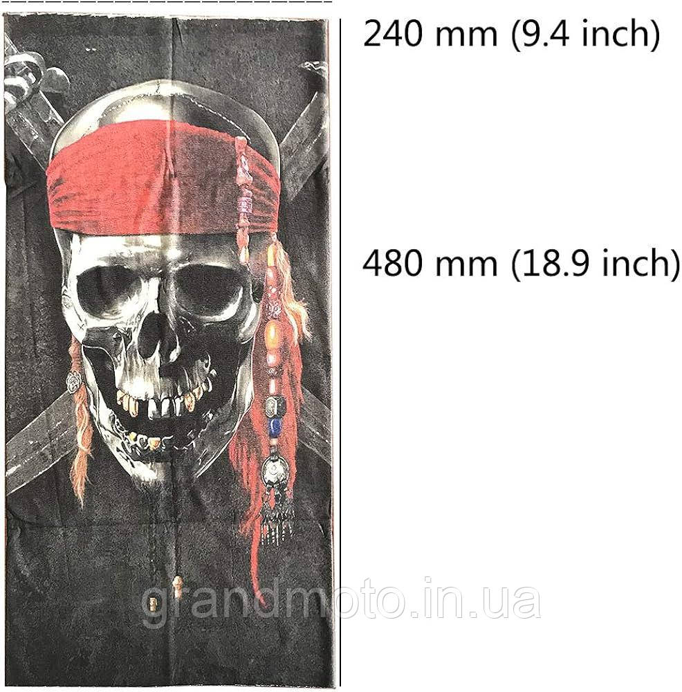 Універсальна бандана Баф (buff) Pirates of the Caribbean