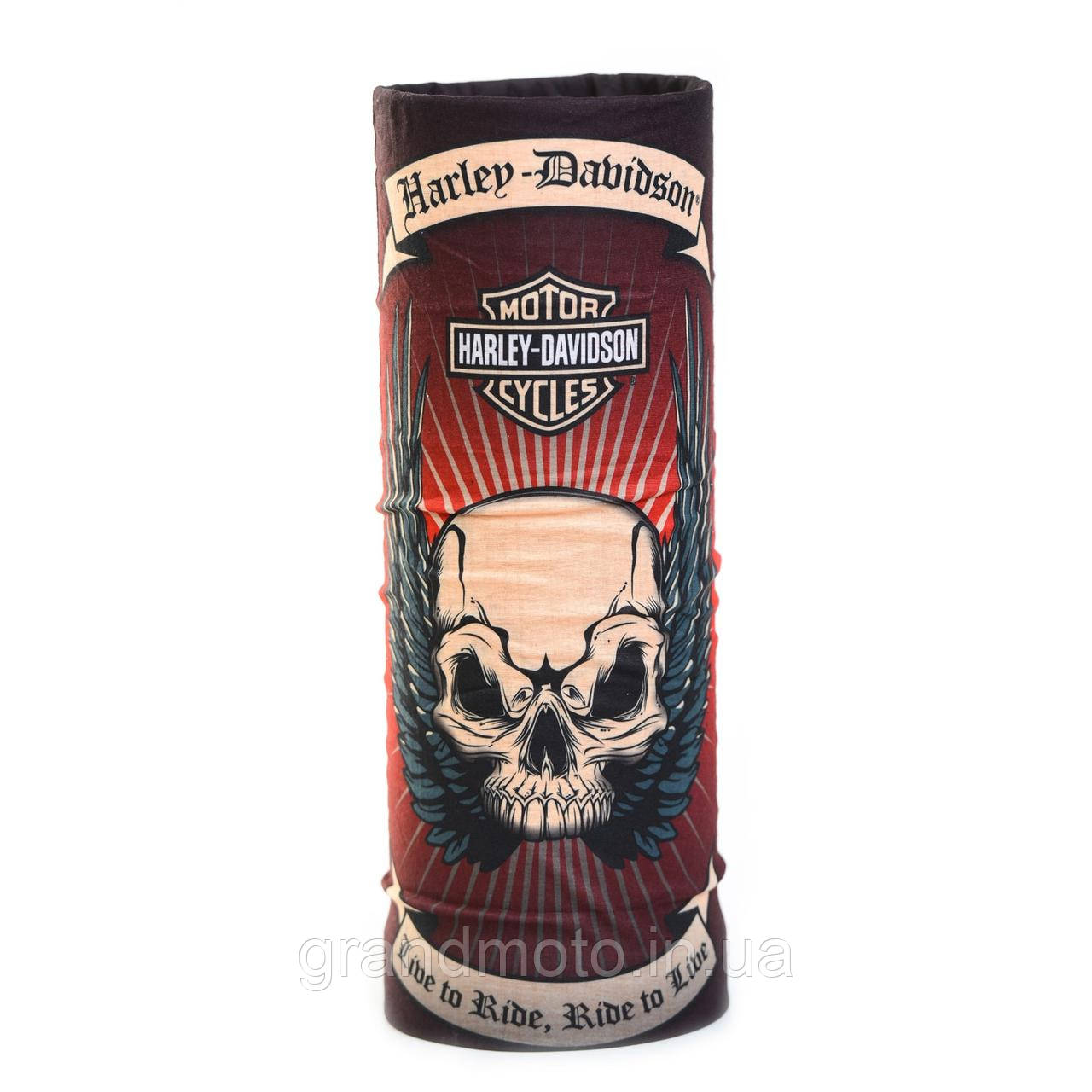 Універсальна бандана баф buff Harley skull