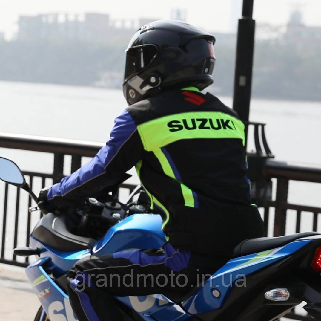 Мотокуртка Текстильна з підкладкою та захистом 5в 1 Suzuki XL