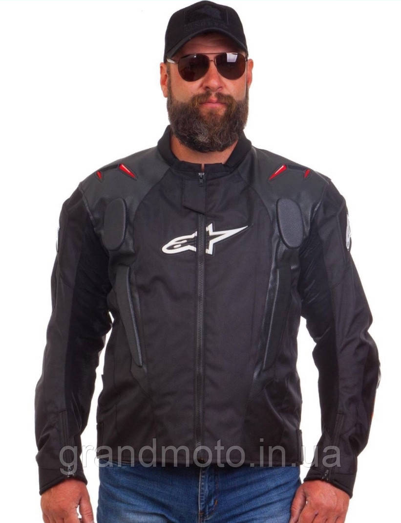 Мотокуртка текстильна Alpinestars із захистом і теплою підкладкою