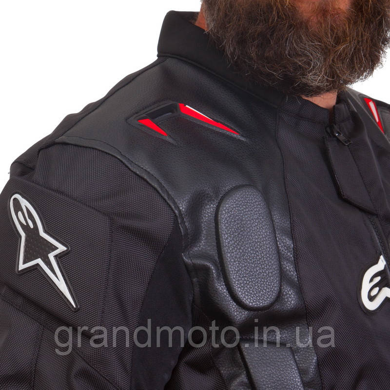 Мотокуртка текстильна Alpinestars із захистом і теплою підкладкою