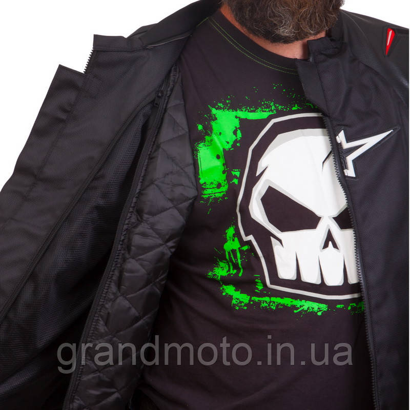 Мотокуртка текстильна Alpinestars із захистом і теплою підкладкою