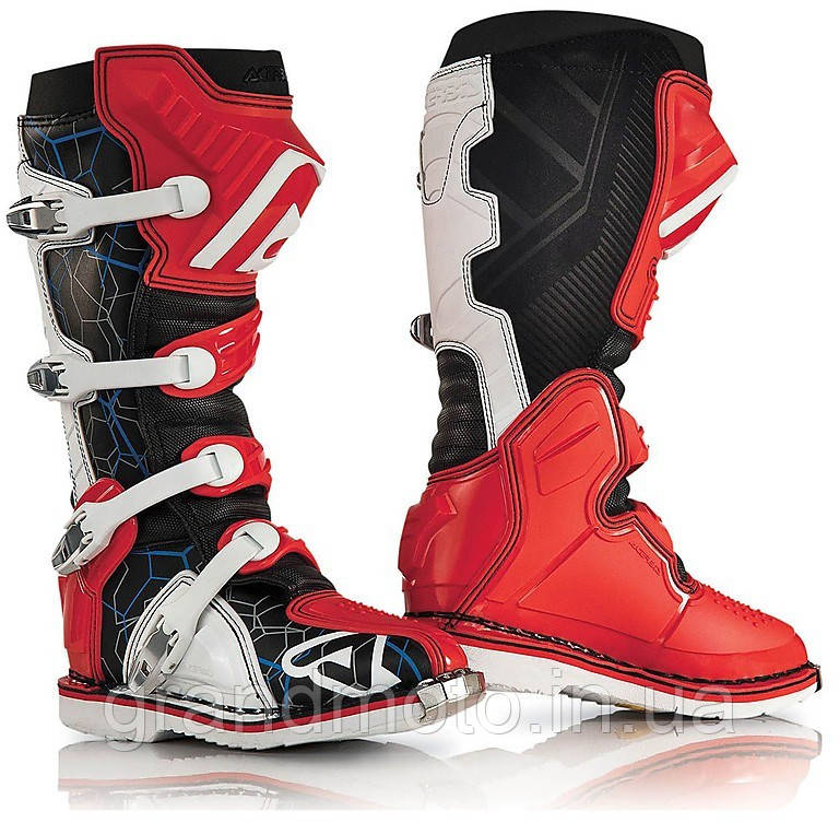 Кросові мото-боти ACERBIS X MOVE 2.0 BOOTS червоні розмір 45