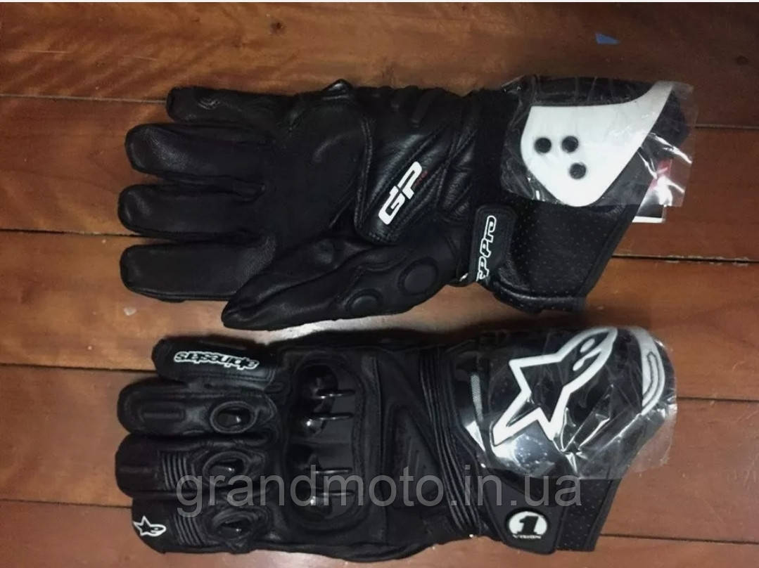 Мотоперчатки шкіряні перегонові Alpinestars GP Pro