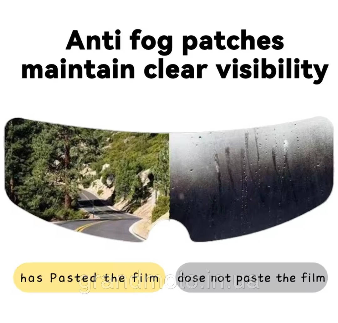 Пінлок антизапотівальна плівка для мото шолома Anti Fog антитуман антифог